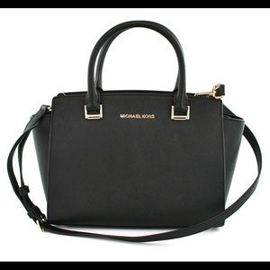 Michael Kors Women's Selma Large Top-Zip Satchel